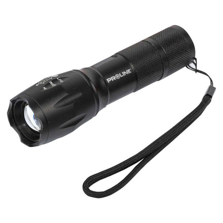 Lanternă aluminiu LED 300 lumen, ZOOM, 3×AAA, moduri multiple PROLINE 51044