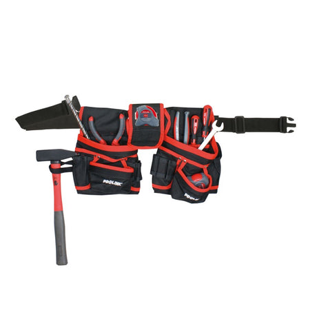 Centură poliester cu 20 buzunare, reglabilă 82-112 cm, fără scule PROLINE 52020