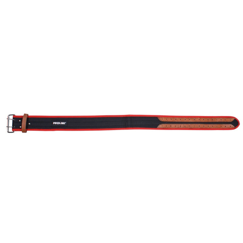 Curea piele reglabilă cu întăritură poliester 75-113 cm PROLINE 52040