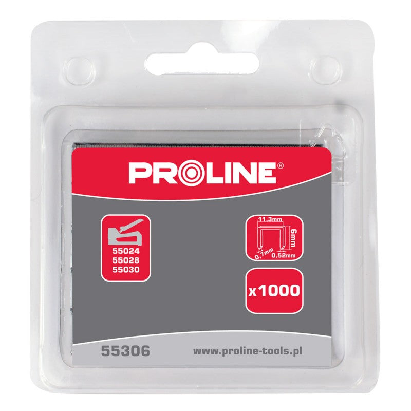 Capse oțel tip 53 PROLINE pentru capsatoare
