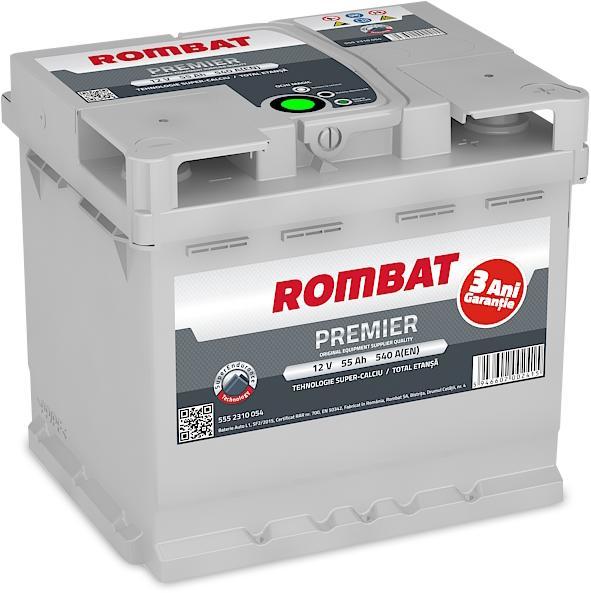 Acumulator Rombat Premier Plus  55ah 540a 207x190x190 +dr