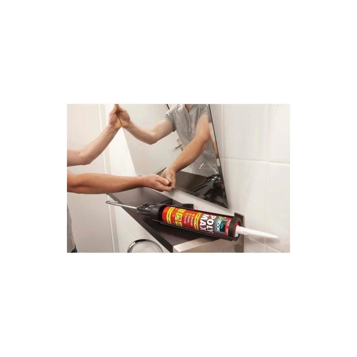 Adeziv și etanșant universal MS polimer 425g, uz interior/exterior, elastic permanent, BISON