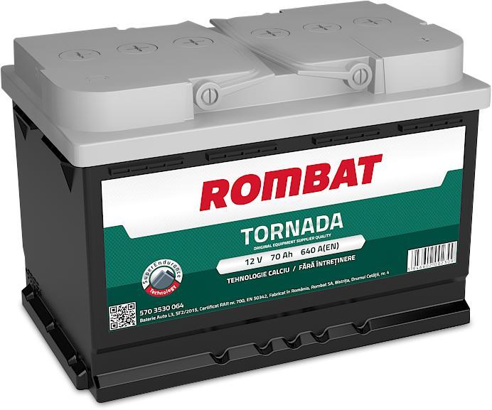 Acumulator Rombat Tornada 70ah 640a 278x175x190 +Dr