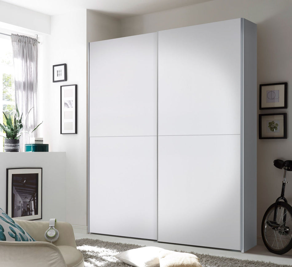 Dulap Royal Usi Culisante Alb/stejar 215 Cm