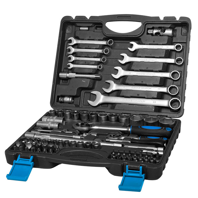 Trusă combinată de scule cu 82 de piese pentru lucrări diverse MEGA 58082