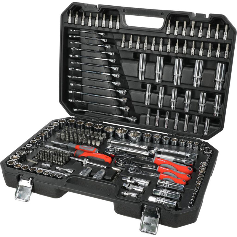 Trusă tubulare și chei combinate 4-32 mm/8-19 mm, 216 piese PROLINE 58216