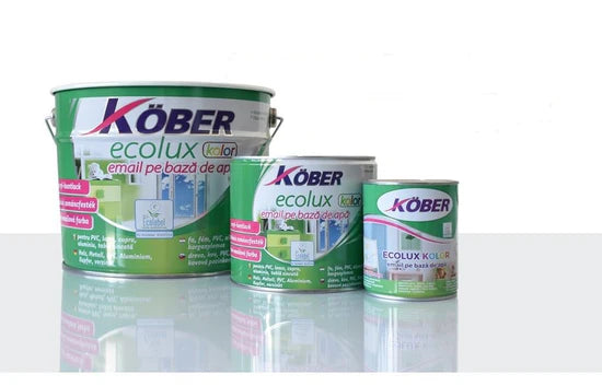 Vopsea acrilică Ecolux Kolor Verde Ral 6016  0.6 L