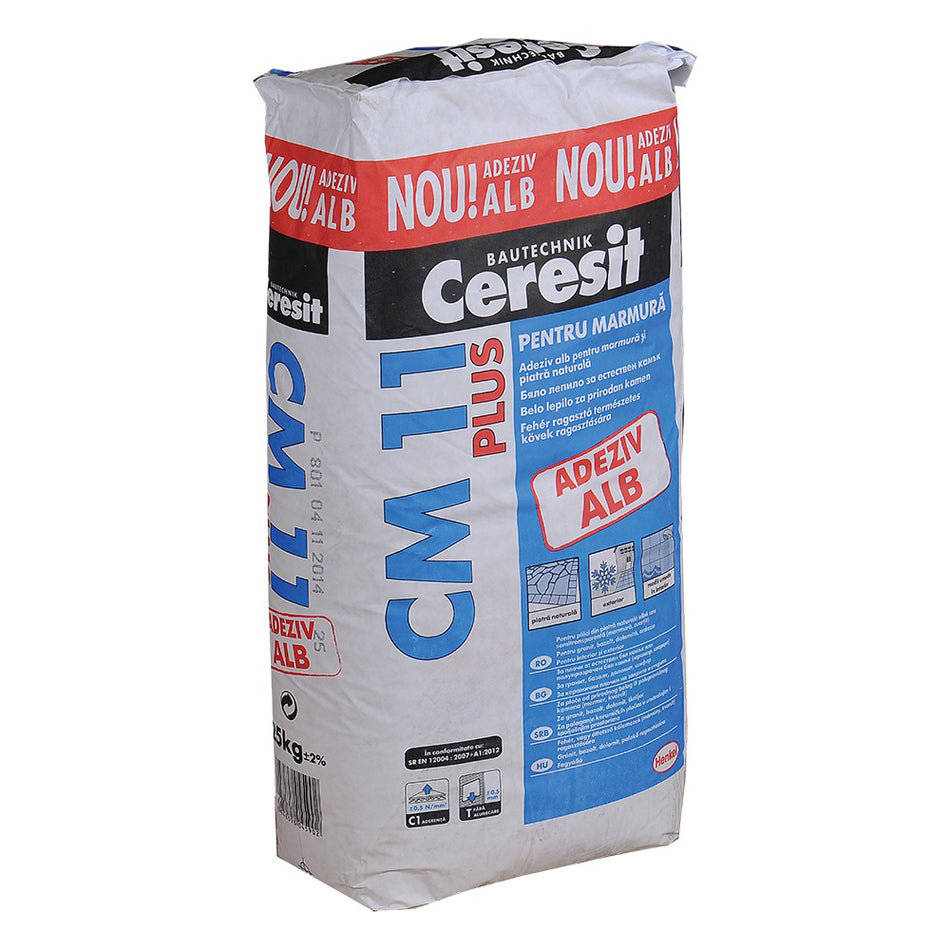 Adeziv Cm11+ Alb Exterior 25kg Ceresit