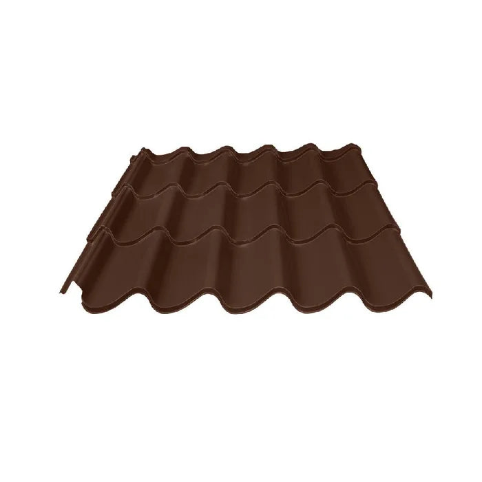 Tigla Metalica Nordic 0.45mm Ral 8017 Latime 1.17 Cm Lungime  2.15 M
