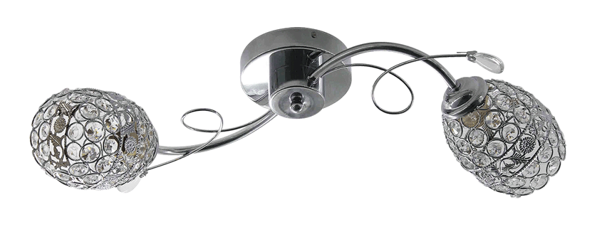 Lustra Saphire Crom+ Alb 2x E27 60 W
