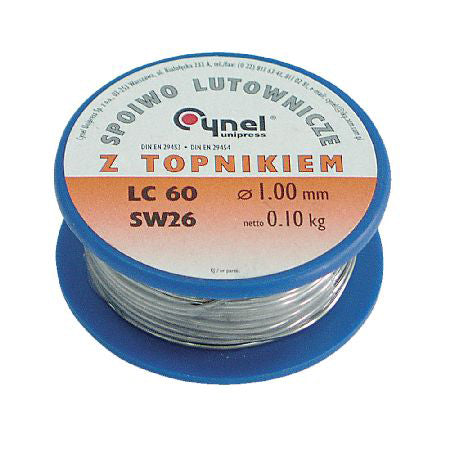 Aliaj Lipire Fludor 1mm Tub 3m, 16 Gr, Sn60pb40