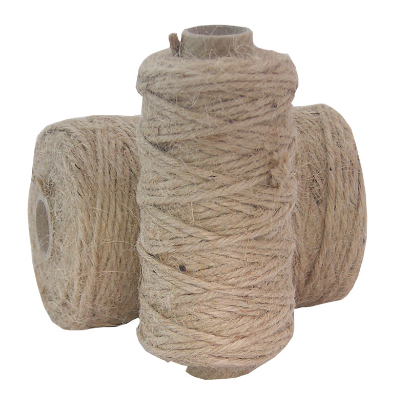 Rola sfoară din iută, fibre naturale, flexibilă, 2.5 mm