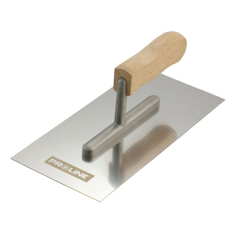 Gletieră inox Proline cu mâner lemn