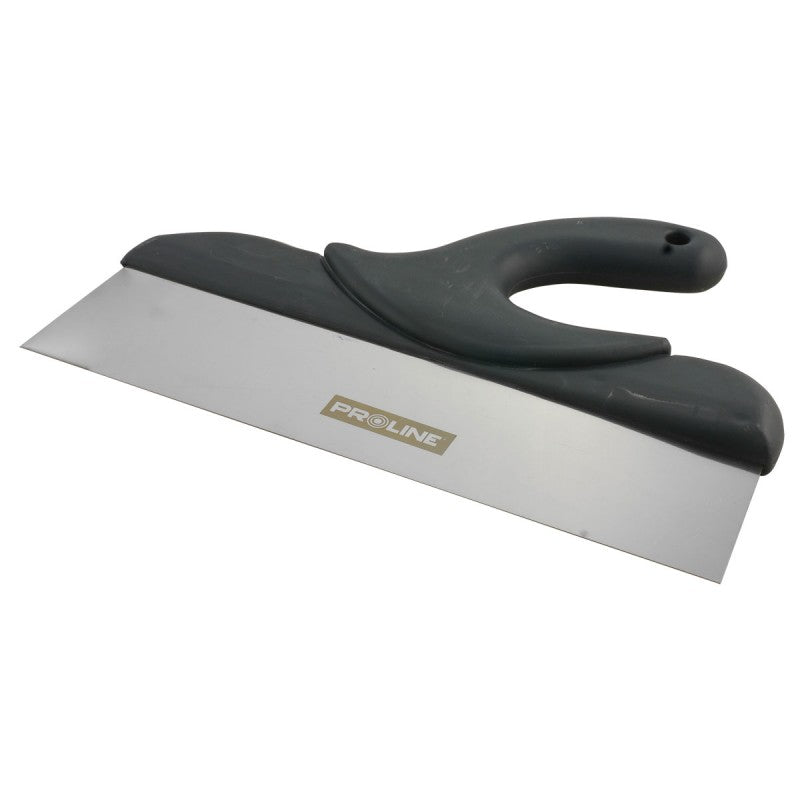 Spatulă inox cu mâner plastic curbat PROLINE