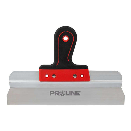 Spatulă fațade inox cu suport aluminiu PROLINE pentru tencuieli și finisaje