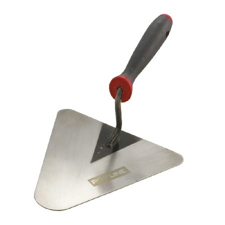 Mistrie oțel triunghiulară PROLINE cu mâner bicomponent din material plastic și lamă de diferite dimensiuni