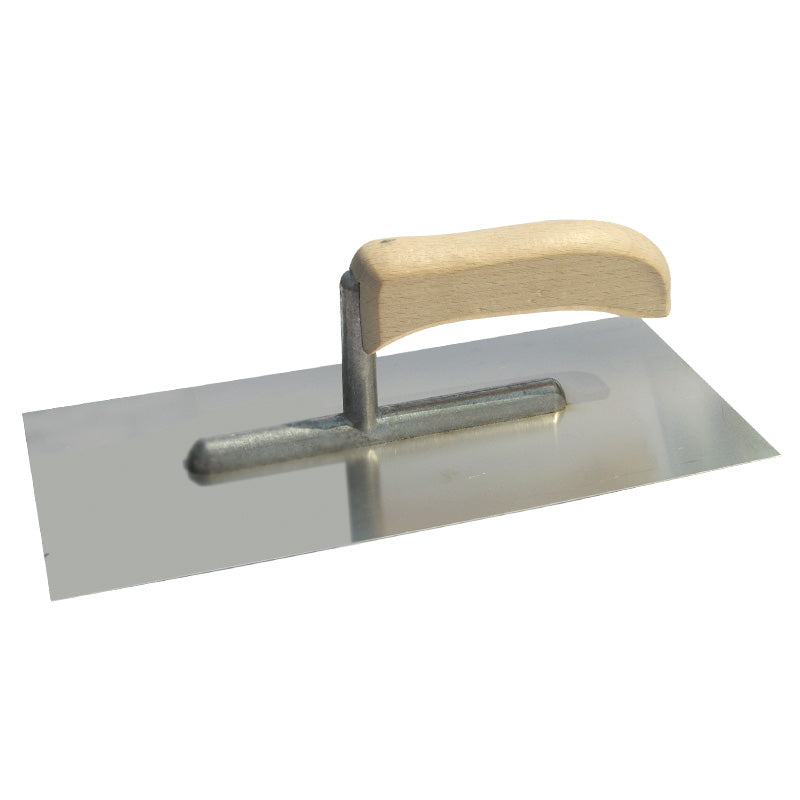 Gletieră inox cu mâner lemn 270×130 mm Polonia 61650