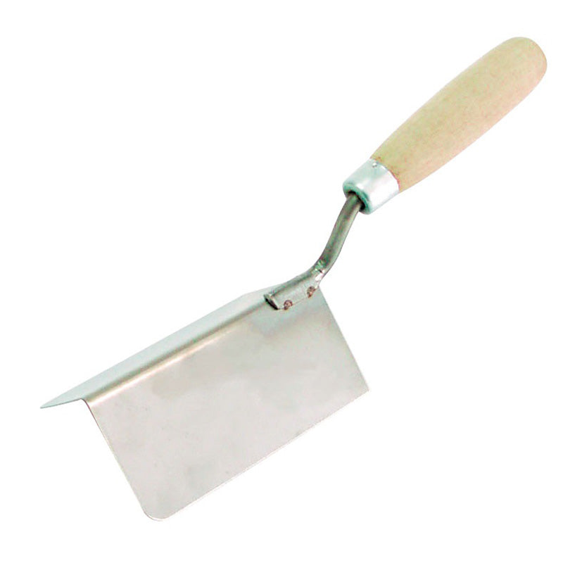 Mistrie inox pentru colț exterior Polonia, mâner lemn