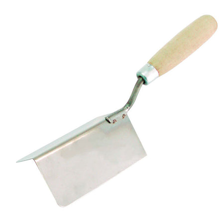 Mistrie inox pentru colț exterior Polonia, mâner lemn