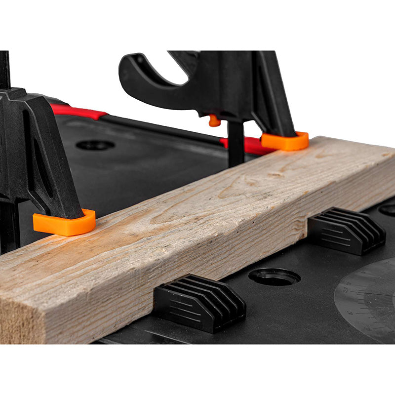 Banc lucru multifuncțional 1390×590×780 mm cu blat ABS și roți PROLINE 62001