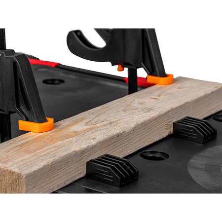 Banc lucru multifuncțional 1390×590×780 mm cu blat ABS și roți PROLINE 62001