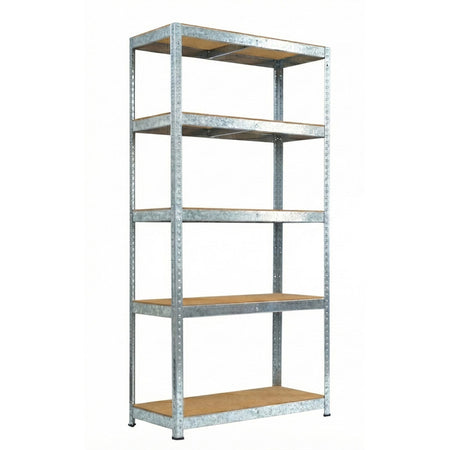 Raft metalic ranforsat 5 polițe 180×90×40 cm 265 kg