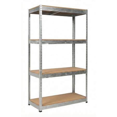 Raft metalic cu 4 polițe, 150 × 75 × 30 cm, 100 kg, RPX-RAF