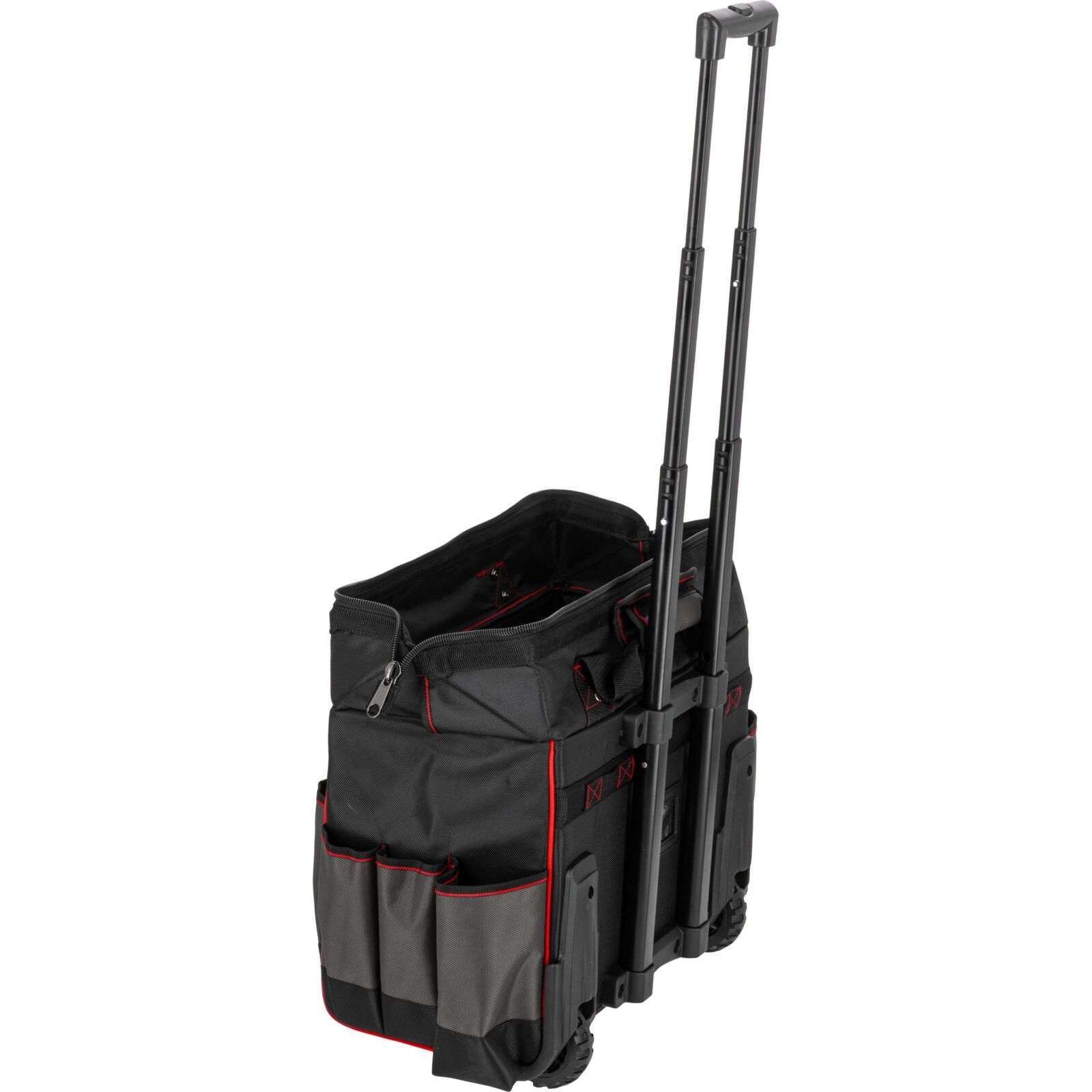 Geantă de scule pe roți impermeabilă cu 18 buzunare, 440 × 240 × 420 mm, poliester Oxford, PROLINE 62152