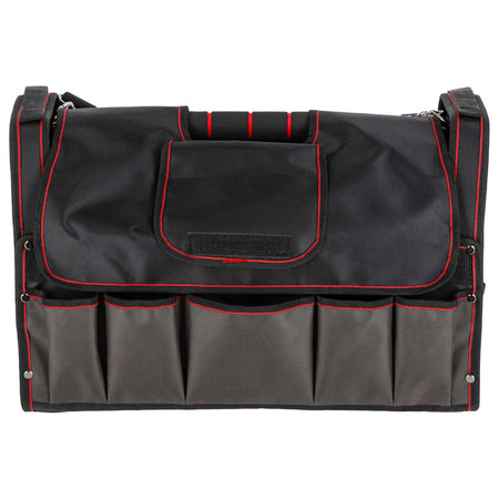 Geantă de scule impermeabilă deschisă cu 17 buzunare, 425 × 220 × 260 mm, PROLINE 62154