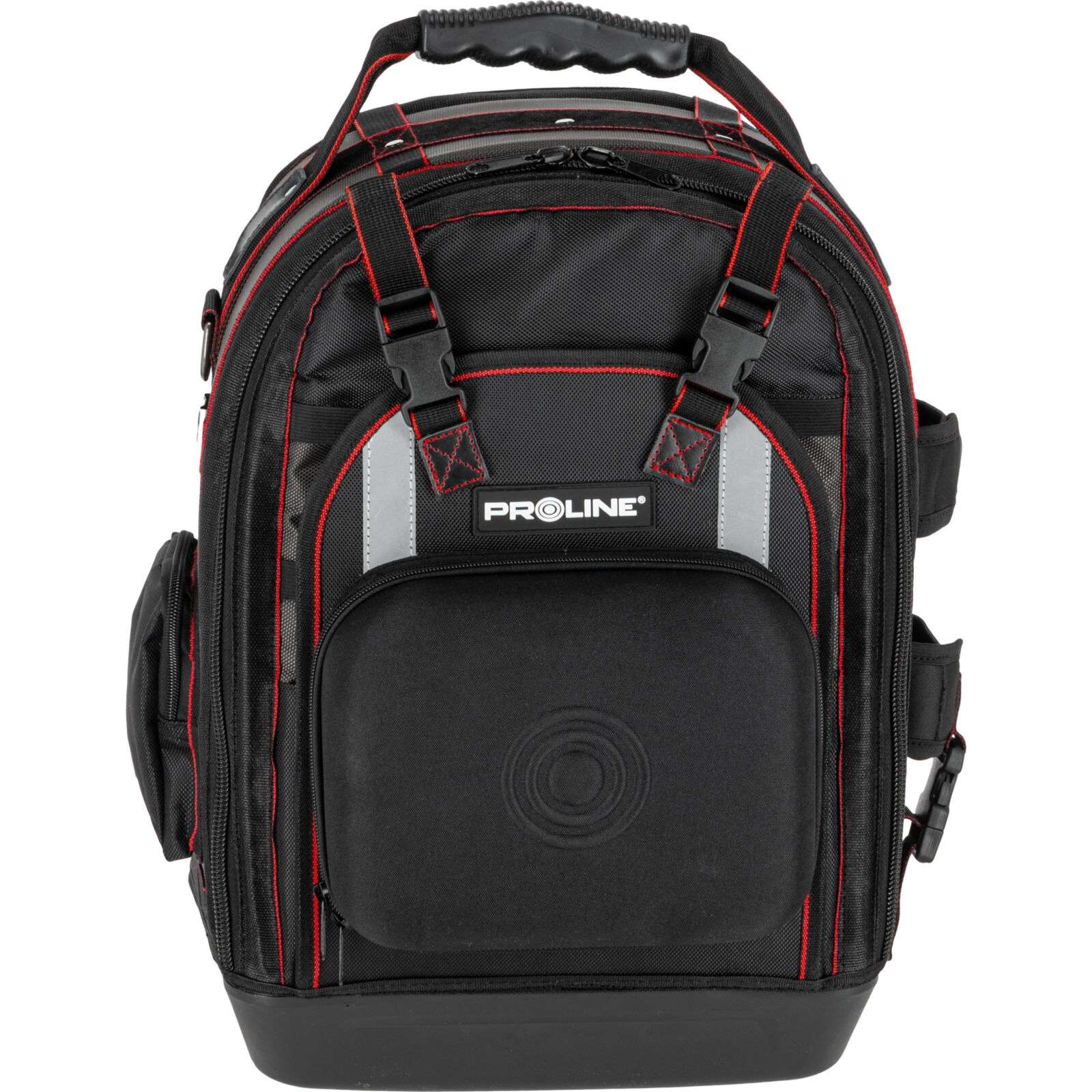 Geantă impermeabilă tip rucsac pentru unelte cu 22 de buzunare, poliester Oxford, PROLINE 62158