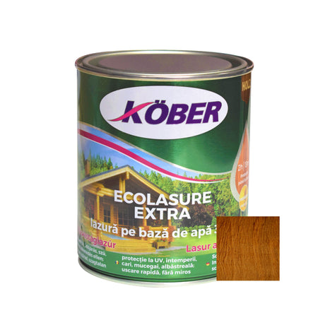 Lac/ Lazura 3in1 Pt.lemn, Stejar Inc. Ecolasure Ext Pe Bz De Apa 0.75l