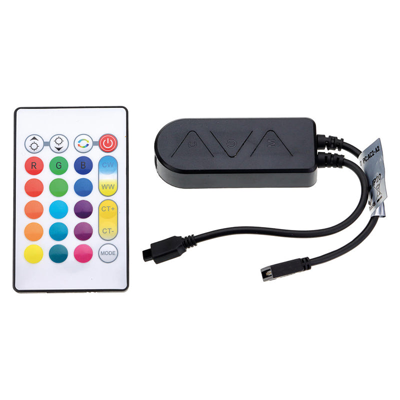 Controller RGB CCT WiFi Smart Tuya cu 24 butoane Optonica 6337