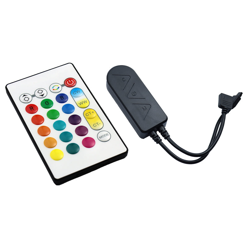Controller RGB CCT WiFi Smart Tuya cu 24 butoane Optonica 6337