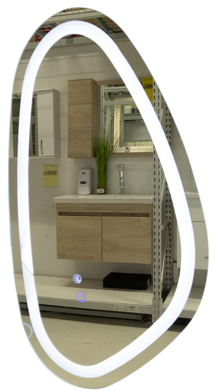 Oglinda Led Touch, Iluminare Frontala, Functie Dezaburire 80x45cm, 8w