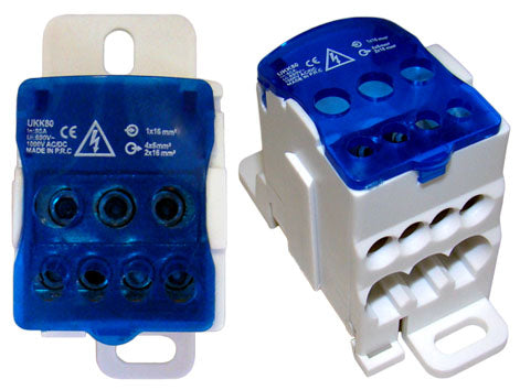 Distribuitor Monopolar Ukk 160a 1x70mm/1x16mm+6x16mm