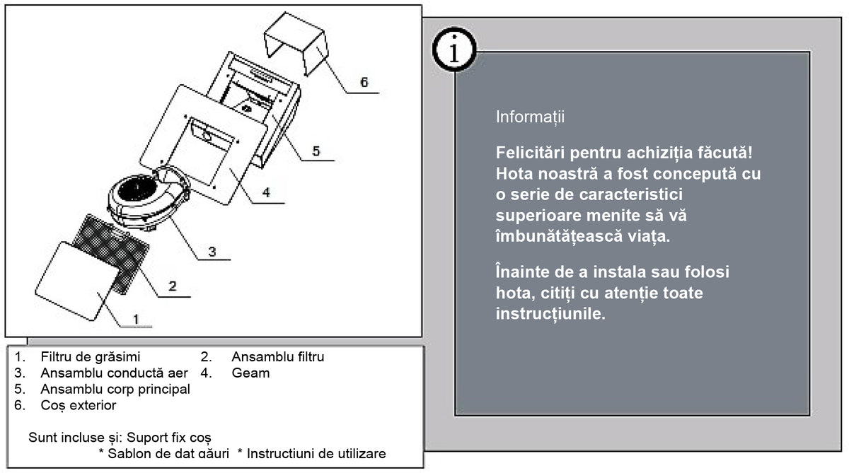Hota Decorativa Inclinata Samus 60 Cm  112 W