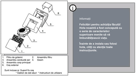 Hota Decorativa Inclinata Samus 60 Cm  112 W