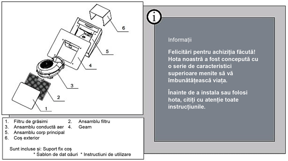 Hota Decorativa Inclinata Samus 60 Cm  112 W