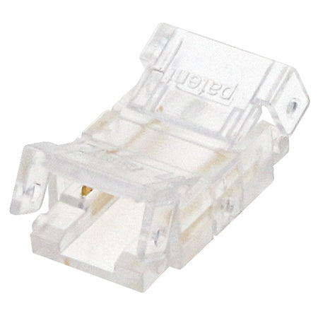 Conector bandă COB 8mm 2 pini, pentru LED, plastic, 24 VDC, transparent Optonica 6549