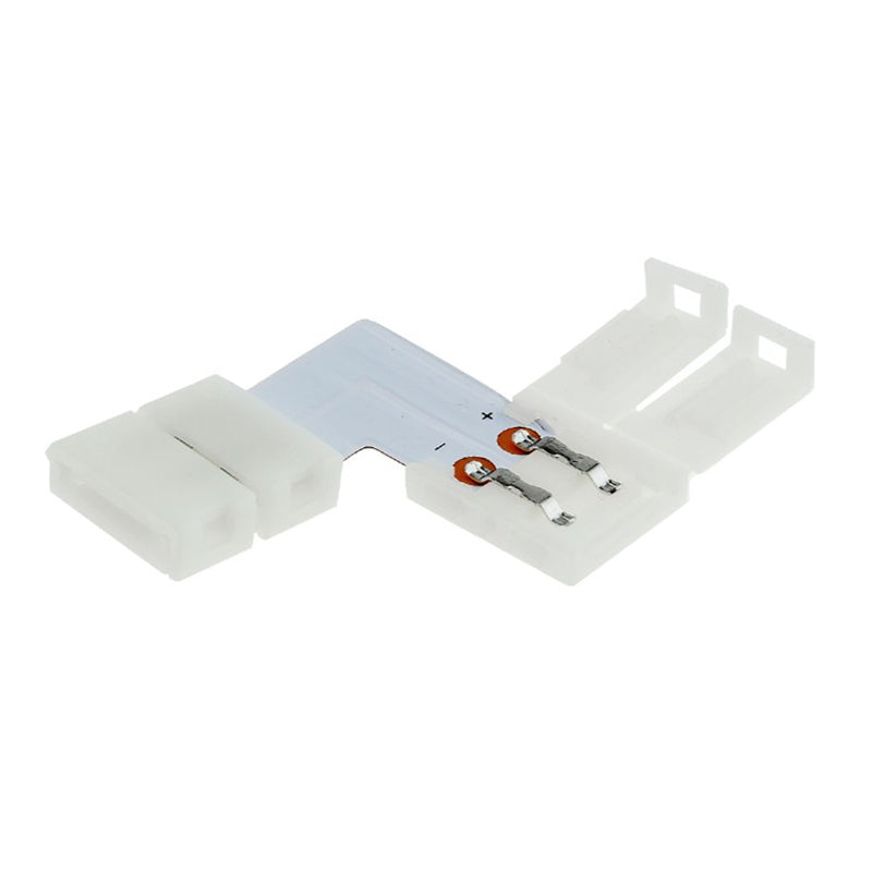 Conector bandă LED 5050 10 mm în L model plastic Optonica 6620