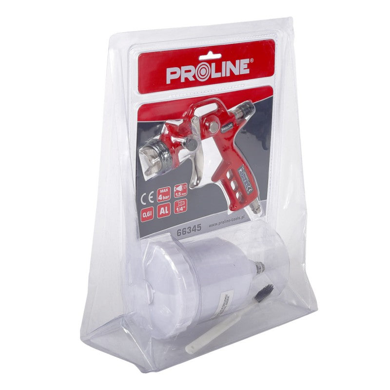 Pistol pentru vopsit cu rezervor superior HP, duză 1,5 mm, 0,6 l PROLINE 66345