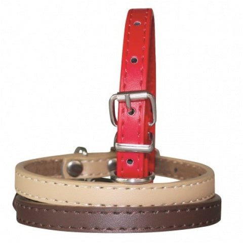 Zgarda Din Piele Pentru Caini2.0x47-50cm Diverse Culori