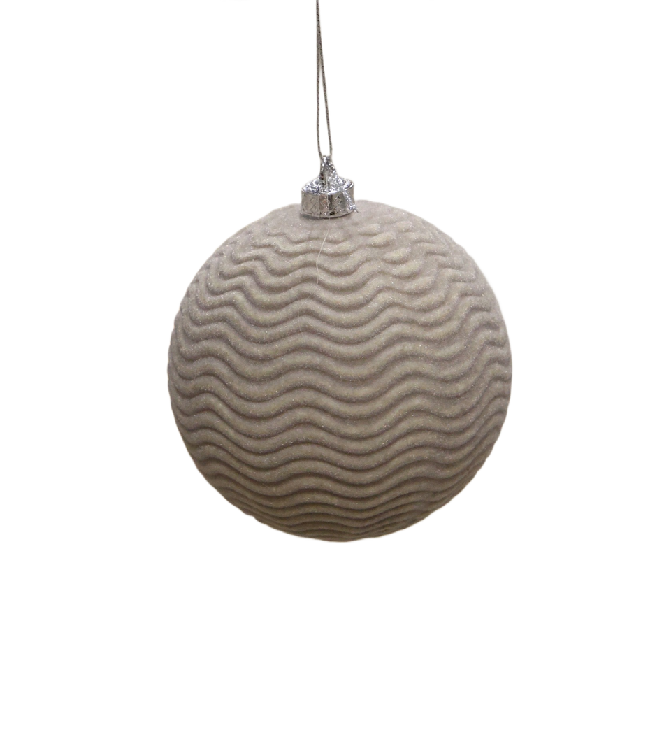 Glob 10cm Gri Zigzag A1-16580s10 Xmas