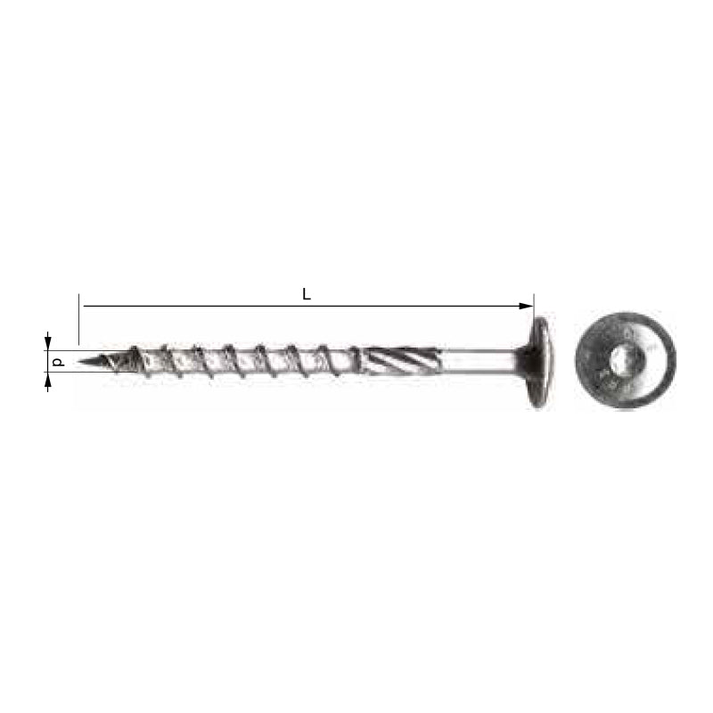 Suruburi Cu Cap Torx Ingropat T40 8x120mm, 1.299kg/set