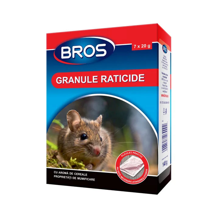 Granule Combatere Soareci Si Sobolani, 140g, 7plicuri 20g