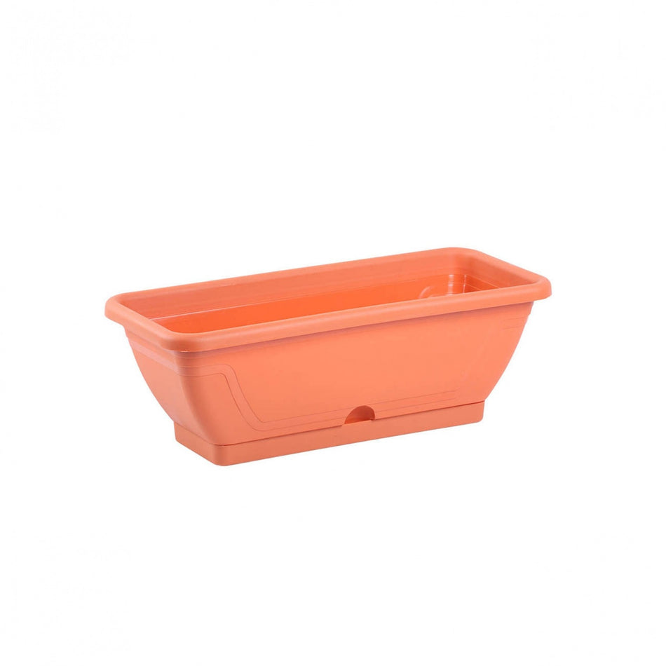 Jardiniera Cu Tava 40 Cm X 15.5 Cm Latime, 5.5 Litri