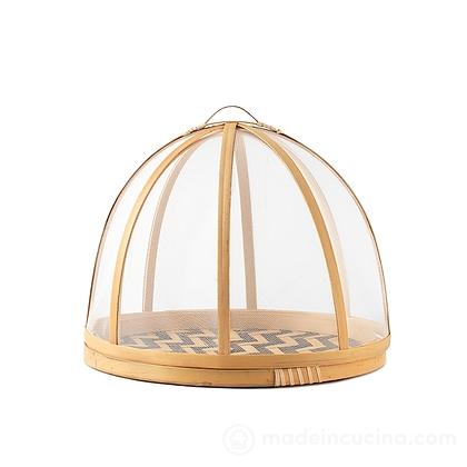 Capac  Bambus Cu Tava  24x 18 Cm