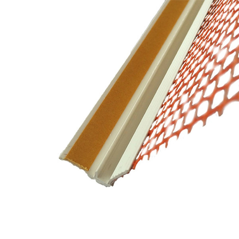 Profil De Colt Din Pvc 23x23 Cu Plasa Portocalie 10x10 2.5m/buc-pvc46
