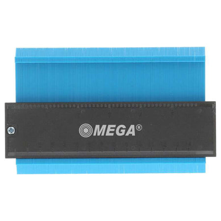 Șablon pentru profile cu tijă din plastic MEGA, scală metrică și imperială, cod furnizor