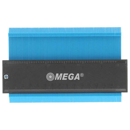 Șablon pentru profile cu tijă din plastic MEGA, scală metrică și imperială, cod furnizor